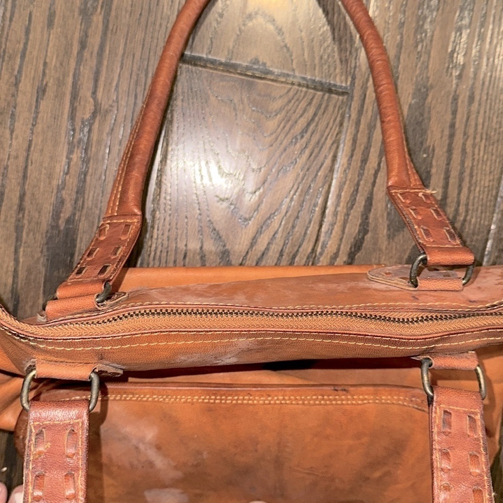 Vintage leather bag - Picture 7 of 8